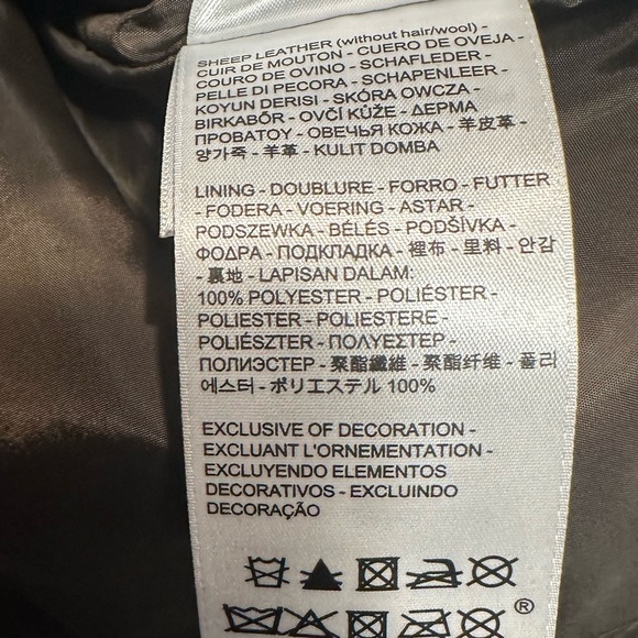 Levi’s Strauss 100% Polyester Brown Button Down Jacket Coat - Men’s Size Large - Picture 5 of 7